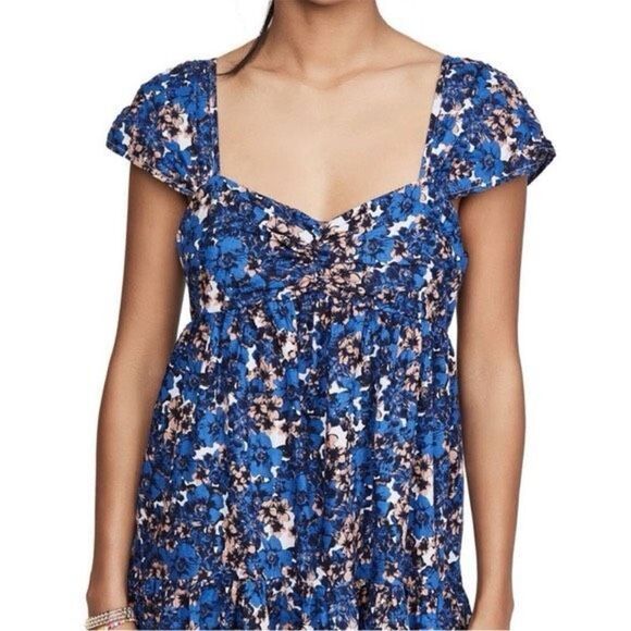 ✨Free People Pattern Play Floral Mini Dress - Babydoll✨ - Picture 6 of 8